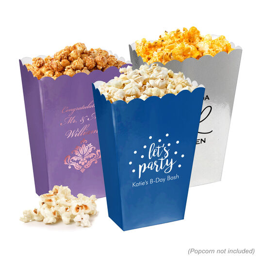 Design Your Own Mini Popcorn Boxes